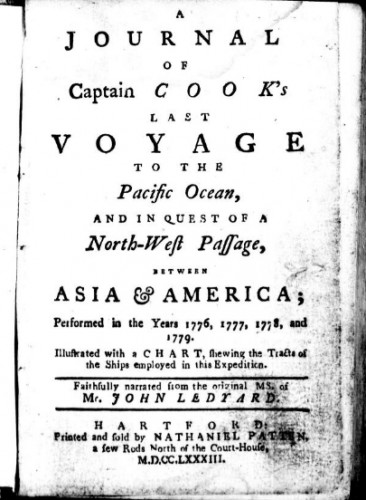 A Journal of Captain Cook�s Last                 Voyage 